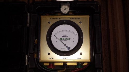 Midwest 830 backflow test kit gauge mid-west not watts zurn plumbing for sale