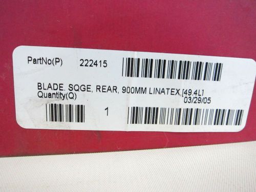New Genuine Tennant 222415 Linatex Rear Squeegee Blade 36&#034; OEM