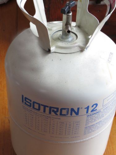 Isotron 12 R 12 FREON Auto Refrigerant 25 lb cylinder GENUINE  R12 Free Ship