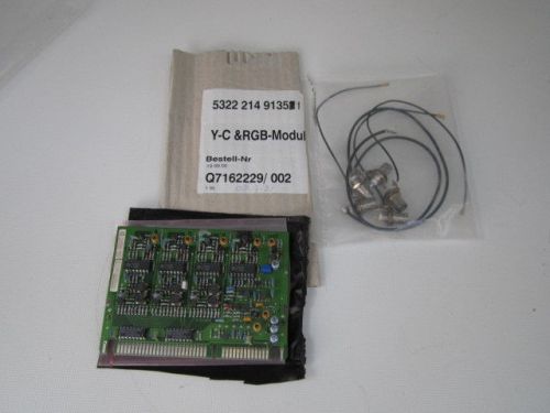Fluke philips PM5418 PM5415 Y/C + RGB module option board