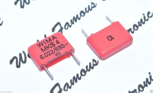 10pcs-WIMA MKS4 0.022uF (0,022µF) 630V 10% PCM:10mm Capacitor MKS4J022203C00KSSD