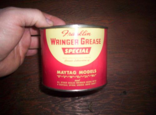 Maytag Hit Miss Gas Engine Franklin Washer Wringer Grease Oil Can Wash Machine !