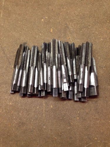 LOT: Assorted Tap  Machinist Tooling 40 Pieces By Greenfield- Vintage Barn Find