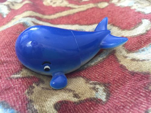 Cute Blue Whale Magnet Magnetic Paper Card Holder Fish Desk Office Fun