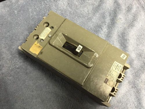 Federal pacific electric fpe hf631050 600 vac 50 amp 3 pole circuit breaker for sale