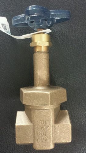 1&#034; threaded nibco gate valve t174a 300swp 600 wog for sale