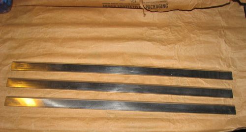 (3) 18-1/4&#034; x .827 x .165 hss wood planer blades fits powermatic 180 for sale