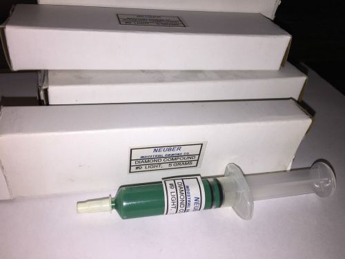 Neuber diamond compound 5 gram syringes #9 light  quantity 7 green for sale