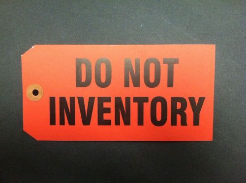 DO NOT INVENTORY TAG. No 8 Red. 500 per box. NEW
