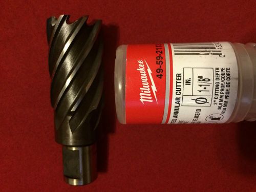 Milwaukee 49-59-2113 1-1/8 in. x 2 in. high speed steel annular cutter new for sale