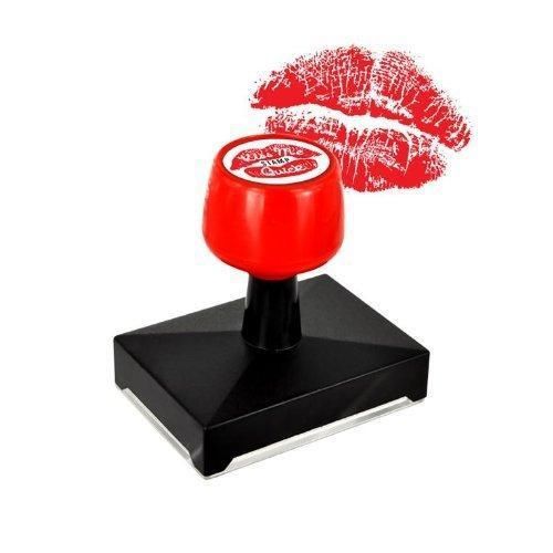 Lipstick Kiss Rubber Stamp New