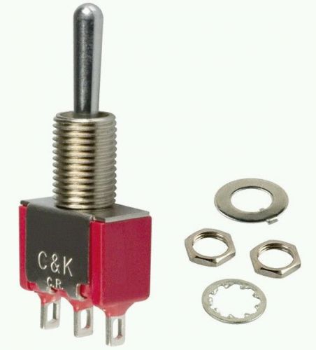 99K0352 C &amp; K Components 7101Syzqe Toggle Switch, Spdt, 5A
