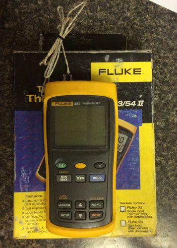 Fluke Thermocouple Thermometer 53/54II