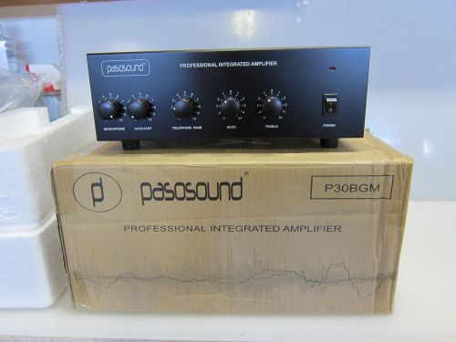 Paso P30BGM 30W Professional Integrated Amplifier