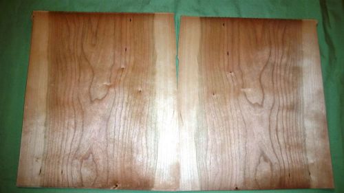 Cherry 12.5 x 10.75 wood veneer  (#v1685) for sale
