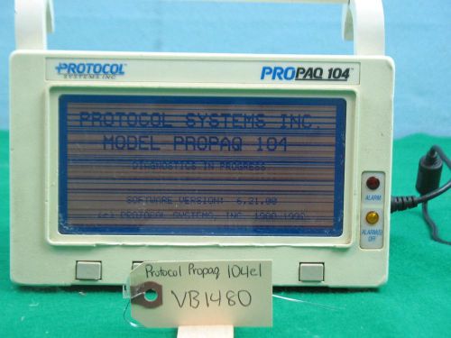 Protcol Propaq 104el 104 EL Multi-Parameter Vital Signs Patient Monitor