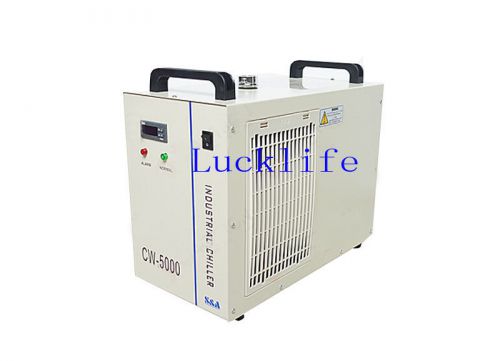 Industrial water chiller cw-5000ag for single 80w co2 laser tube cooling 220v h for sale