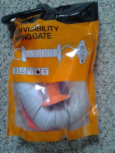 GALLAGHER ULTRA WHITE HIGH VISIBILITY SPRING GATE  NEW!!!