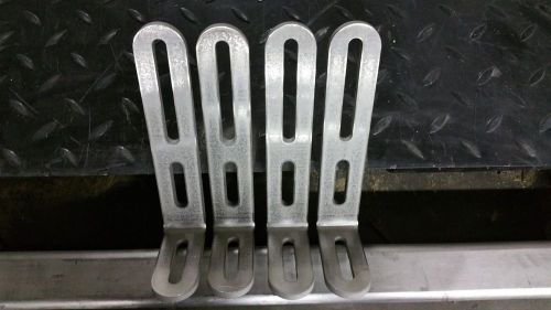 (4) stainless steel  l bracket  heay duty metal bracket 8x3x1/4&#034;  vg205b14ss for sale