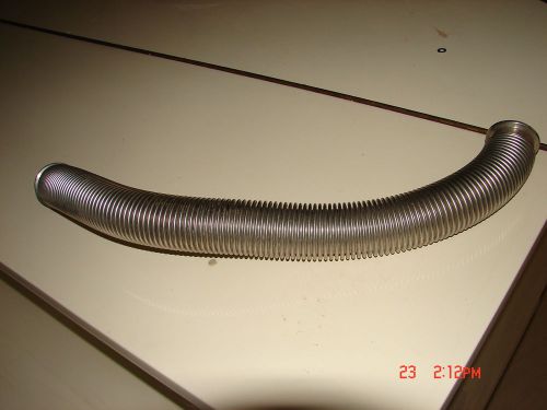 24&#034; long high vacuum ss kf40 bellows flex pipe hose for sale