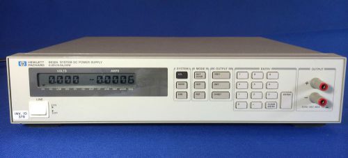 HP / Agilent 6632A DC Power Supply 0-20V/0-5A, 100W, w/ OPT 020, Load Tested
