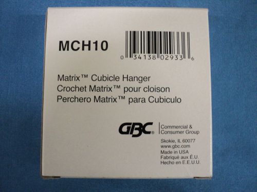 Quartet MCH10 Matrix Cubicle Partition Hangers, 2 Hangers/ST, BLACK