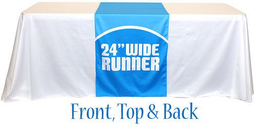 Dye-Sublimation Print Table Runners (Assorted Sizes)