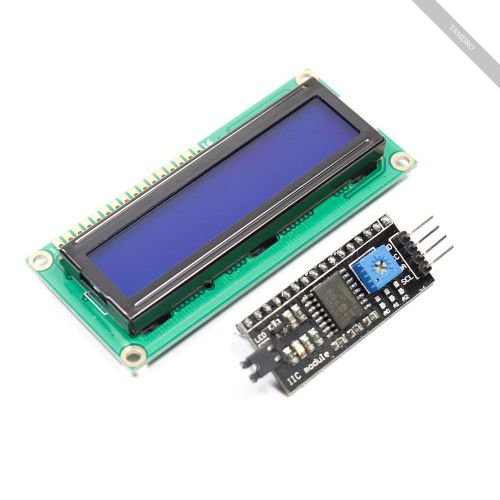 IIC / I2C 2.5&#034; Blue Screen LCD Display Module for Arduino - Green + Black