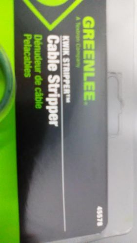 brand new greenlee cable stripper