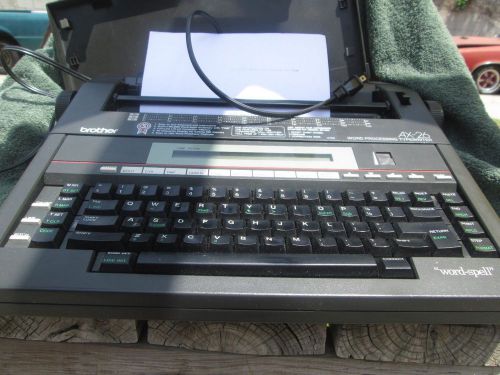 BROTHER AX-26 TYPE-WRITER WORD PROCESSOR PROCESSING TYPEWRITER WITH &#034;WORD-SPELL&#034;