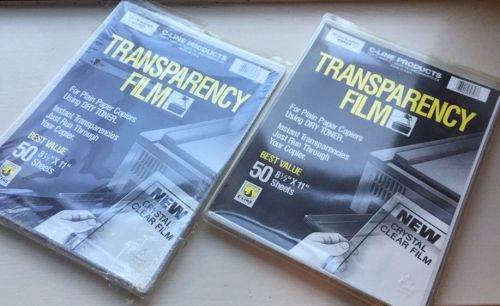 C-Line Transparency Film For Plain Paper Copiers  8 1/2&#034; x 11&#034; (90 Sheets)