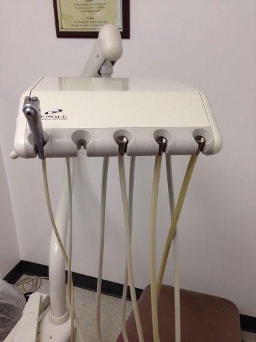 Engle 2013 Dental Delivery Unit &amp; Assistant arm Suctions Post Mount Dental Chair
