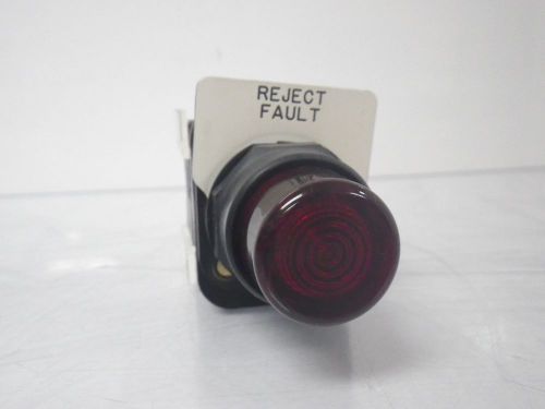 ALLEN BRADLEY 800H-QRTH24R 800HQRTH24R SER. F red pushbutton *USED AND TESTED*