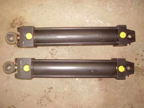 2 NEW HYDRAULIC CYLINDERS 13&#034; STROKE 2&#034; BORE