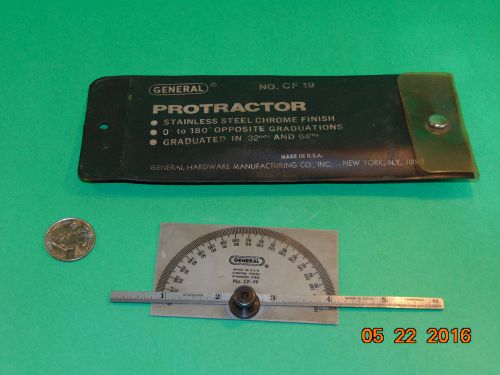 General tools square head protractor