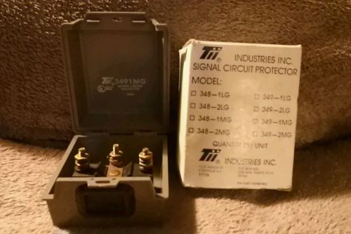 Tii Industries Telephone Line Signal Circuit Protector Part # 3491MG