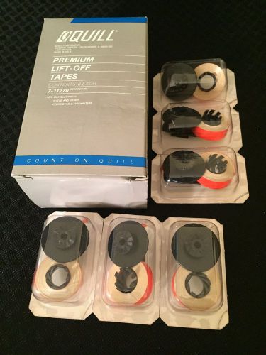 Lot of 6 Quill IBM Compatible Selectric II III (210) Correctable Correction Tape