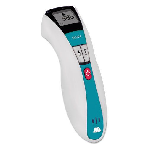 Rediscan infrared thermometer w/digital readout, white/blue, 50f–122f for sale