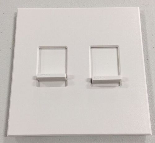 New In Box | Lutron Nova T NT-SS-FB-WH Multi-Gang Faceplate.