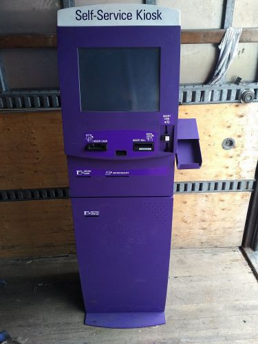 ENTRAC G3 SELF SERVE KIOSK WITH ALL IN ONE TOUCH SCREEN PC w/ PRINTER, CASH BOX