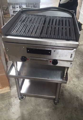 Char grill ember glo electric char grill &amp; broiler 24&#034; with stand for sale