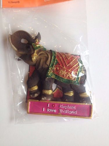 Magnets model with war elephant of Siam.OTOP. Made from Thailand.
