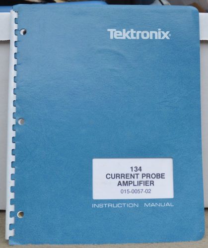 Original Tektronix Instruction Manual Model 134 Current Probe Amplifier
