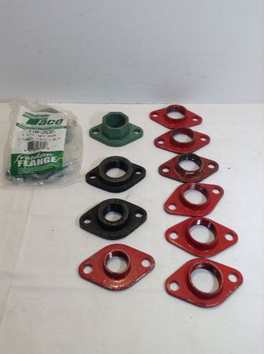 Assorted Lot Of 12 Flanges