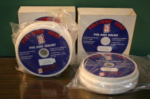 ANTI SEIZE TECHNOLOGY  POLY-TEMP PFTE JOINT SEALANT 1/2&#034; X 15&#039;  2 ROLLS