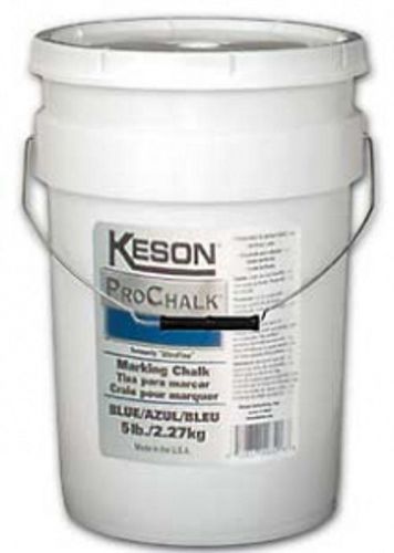 Keson Blue Pro Marking Chalk 48# Pail, Striping Layout