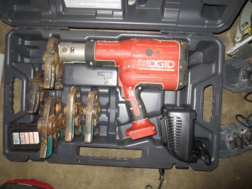 Ridgid propress rp 330 hydraulic crimper 6 jaws 1/2&#034; to 2&#034;  battery powered for sale