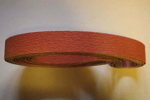 2&#034; x 72&#034; high quality orange s20 ceramic p60 grit  sanding belts - 5 belt pk for sale
