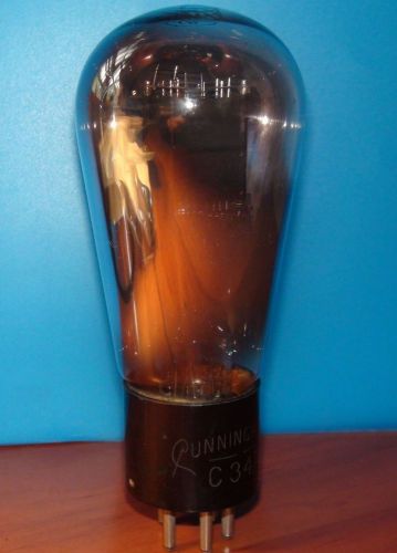 Engraved Cunningham #C-347 Vacuum Tube   Results =70