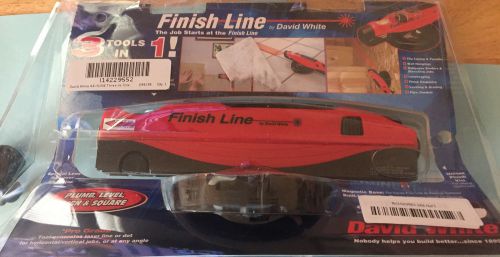 David White 48-Fline Finish Line Laser Chalkline, Level, Square w/Plumbline Tool